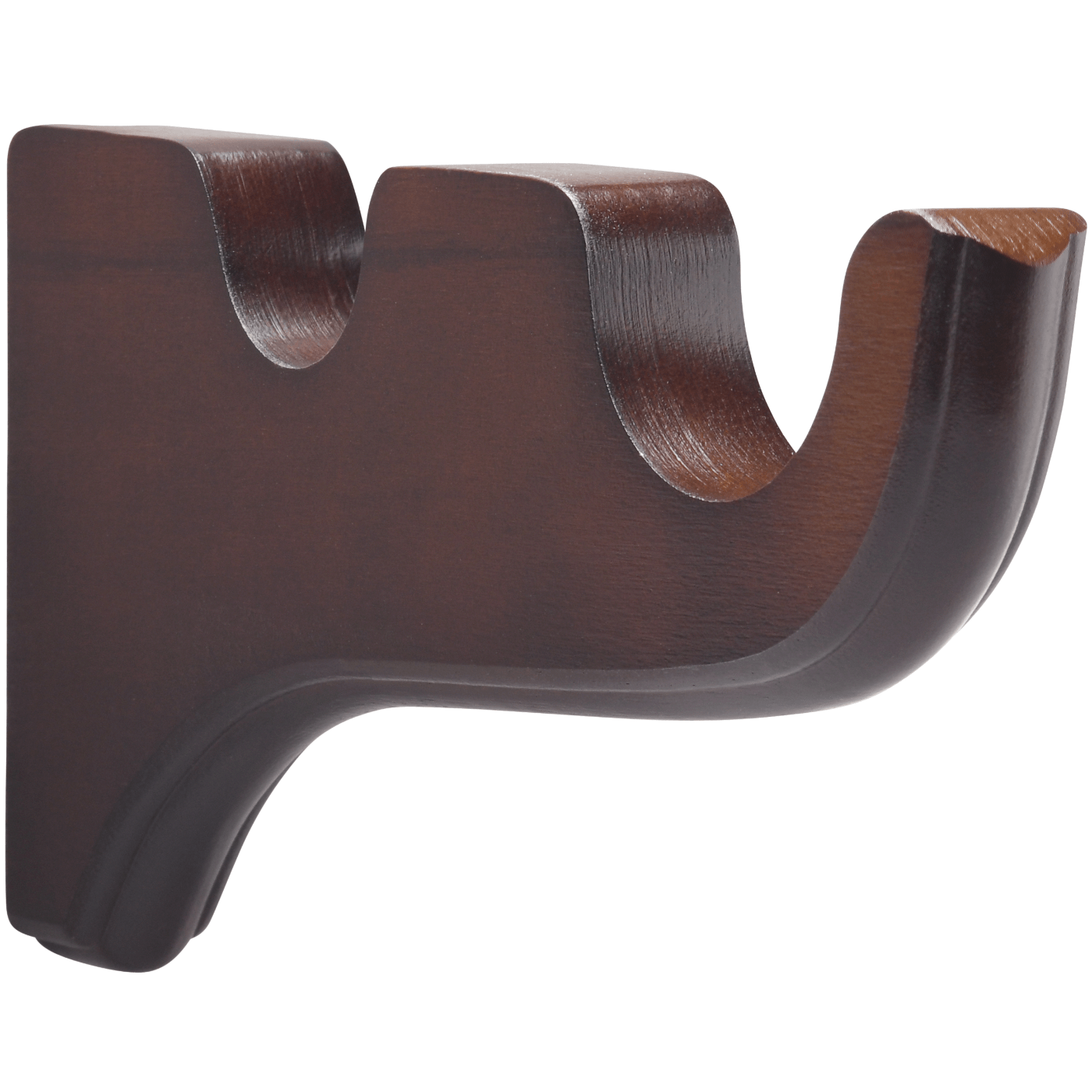 kirsch 5520EG083 Wood Trends Double Bracket Mahogany brown