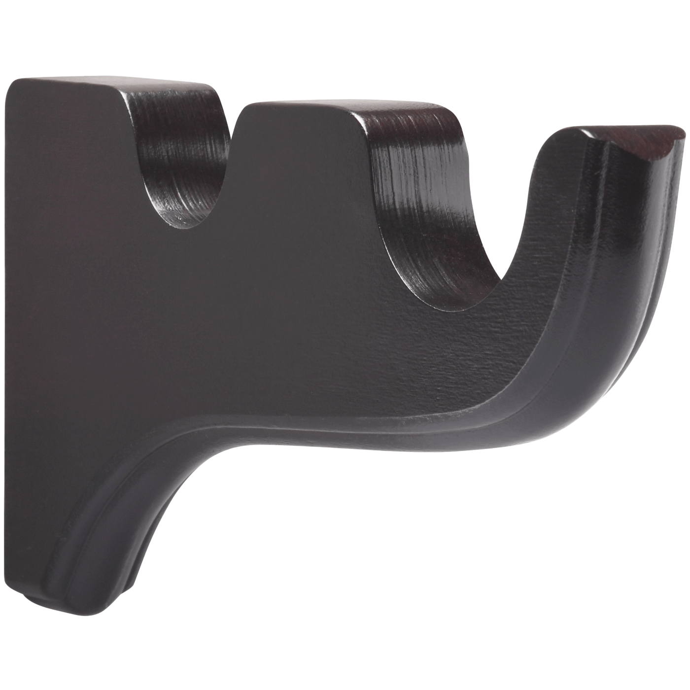 kirsch 5520EG825 Wood Trends Double Bracket Dark Chocolate