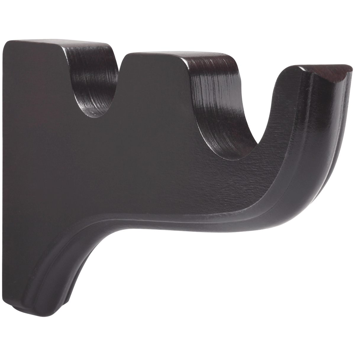 kirsch 5520EG825 Wood Trends Double Bracket Dark Chocolate