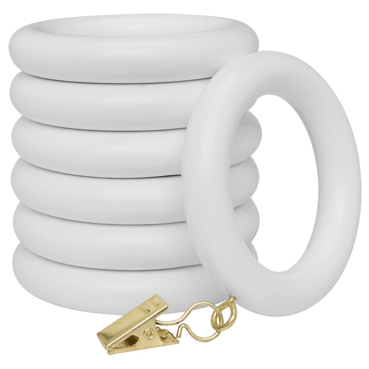 kirsch 5602EG025 Wood Trends Rings White