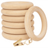 kirsch 5602EG091 Wood Trends drapery Rings Unfinished