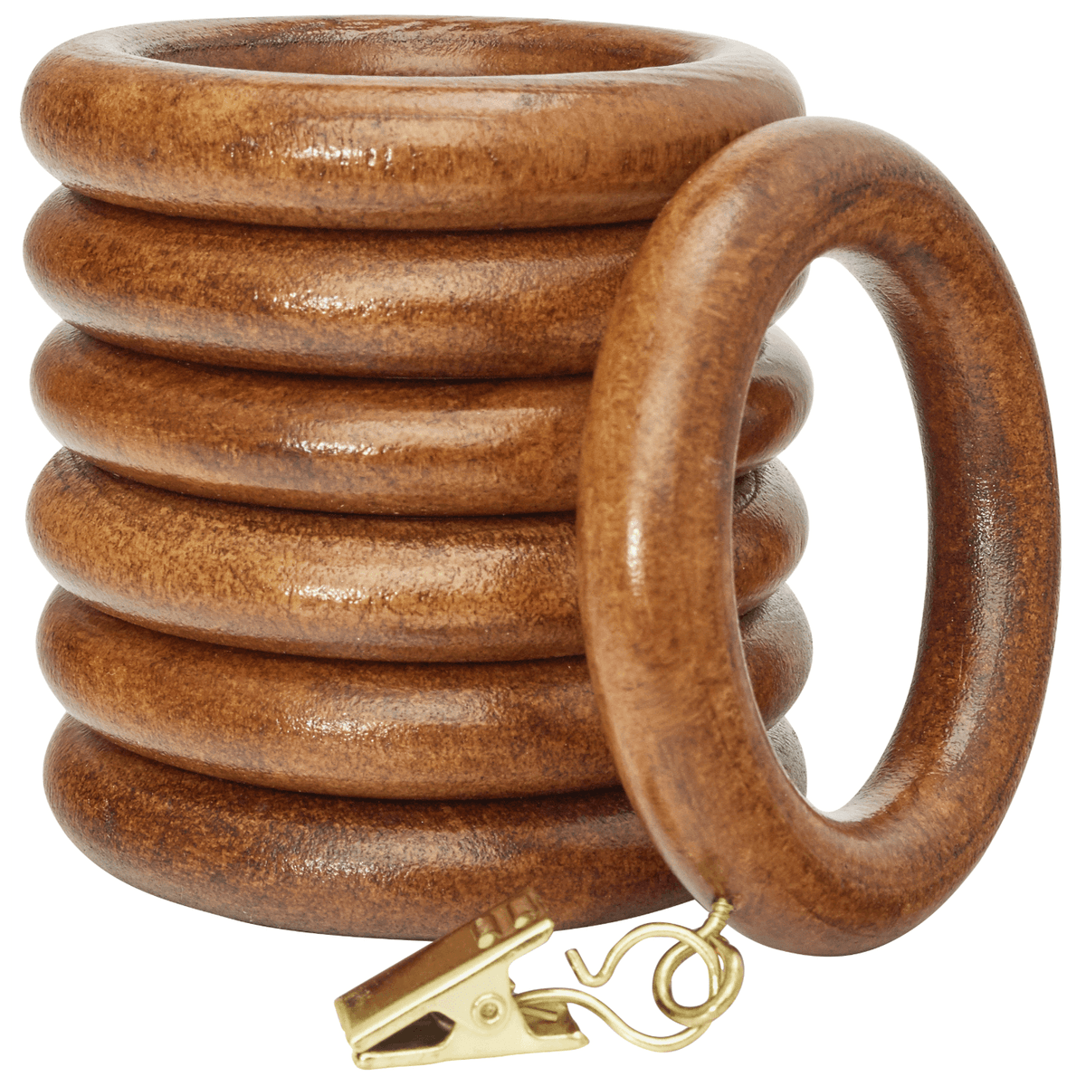 kirsch 5602EG820 Wood Trends curtain Ring Estate Oak