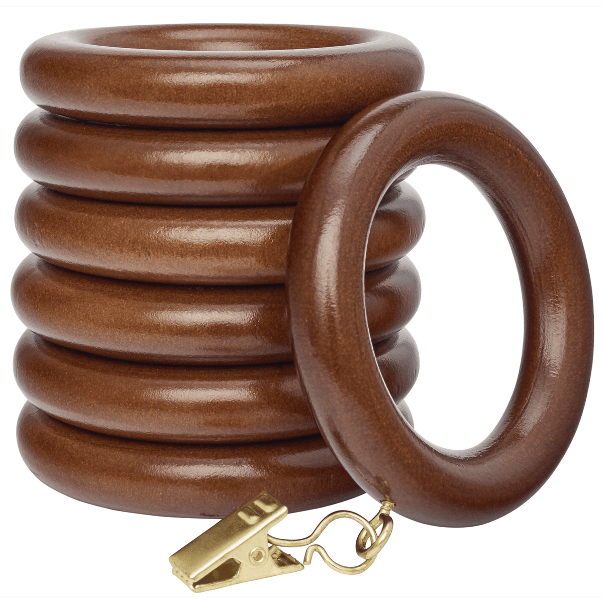 kirsch 5602EG841 1-3/8" Wood Trends Ring Coffee