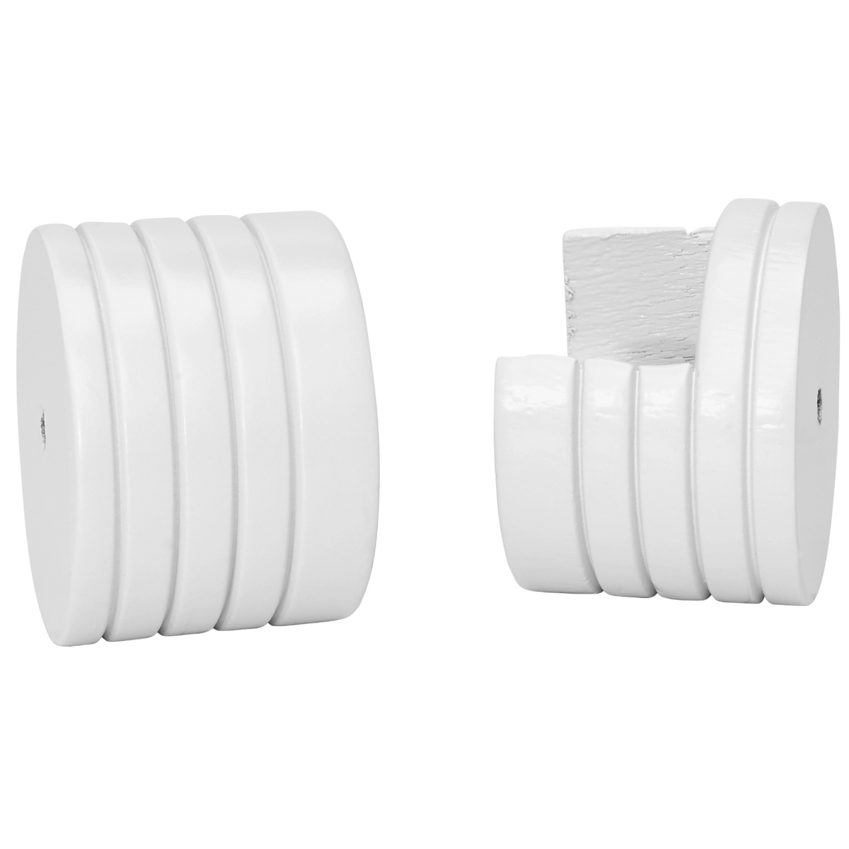kirsch 5605EG025 Wood Trends drapery Inside Mount Socket White