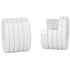 kirsch 5605EG025 Wood Trends drapery Inside Mount Socket White