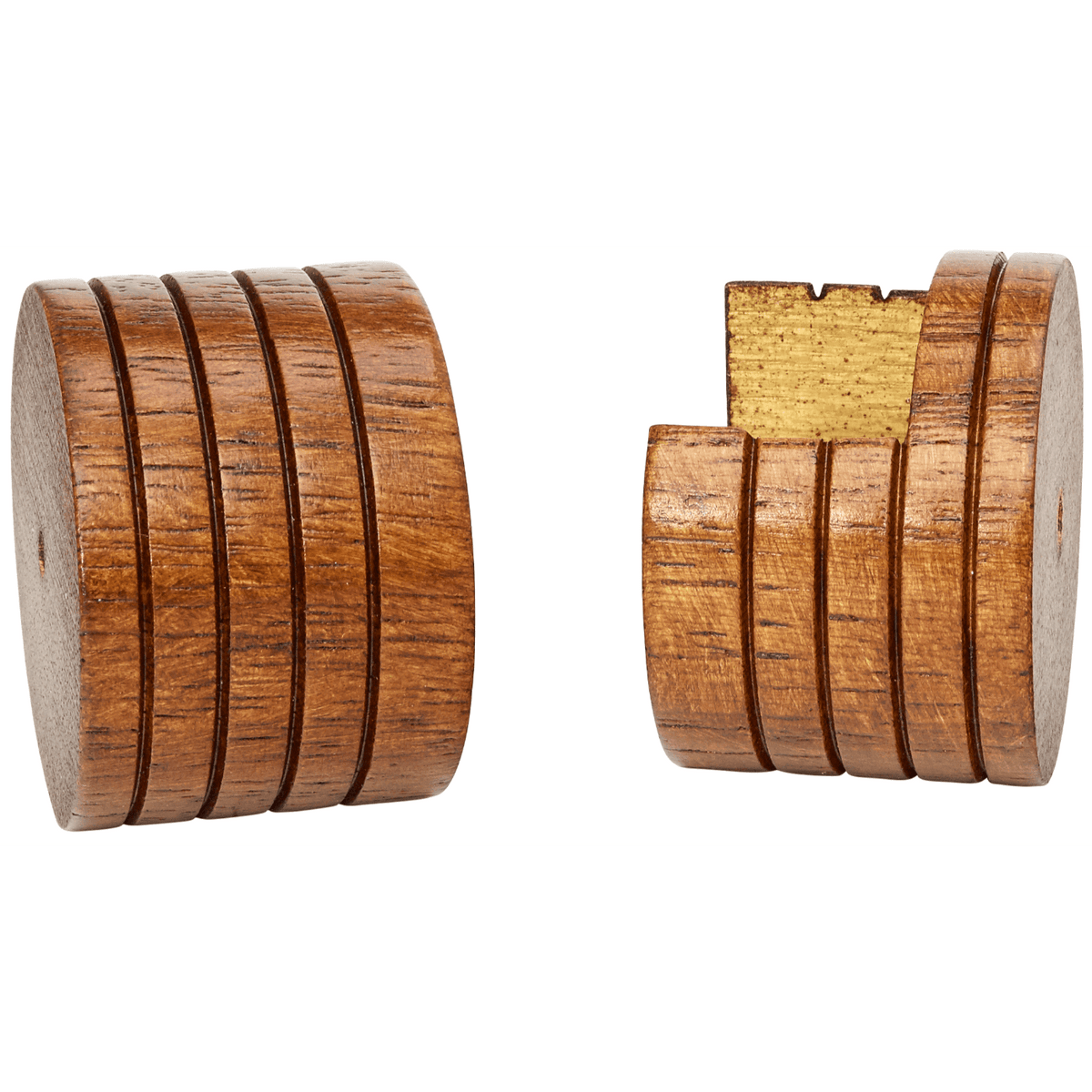 kirsch 5605EG820 Wood Trends Inside Mount Socket Estate Oak brown
