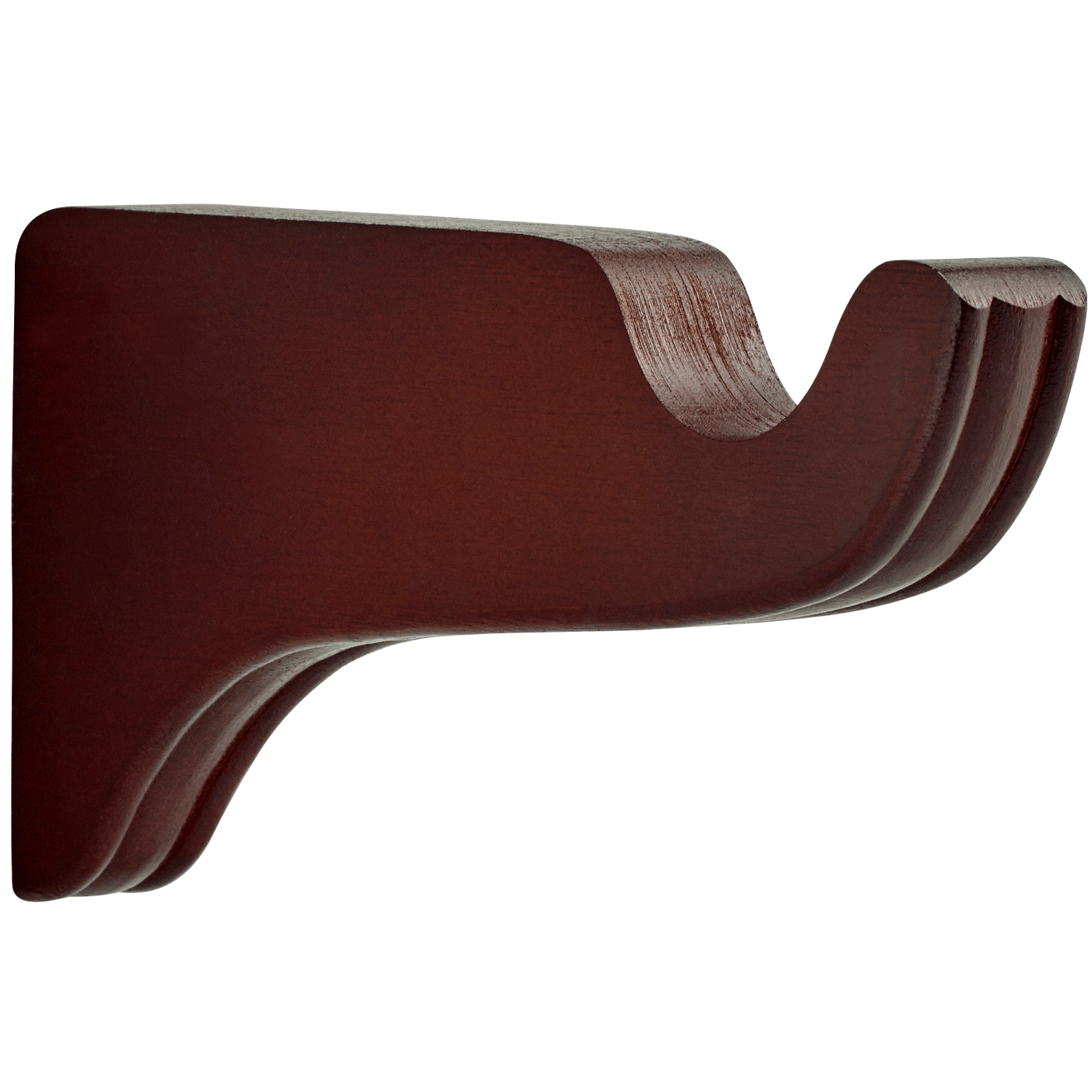 kirsch 5614EG083 Wood Trends curtian Wall Bracket Mahogany brown
