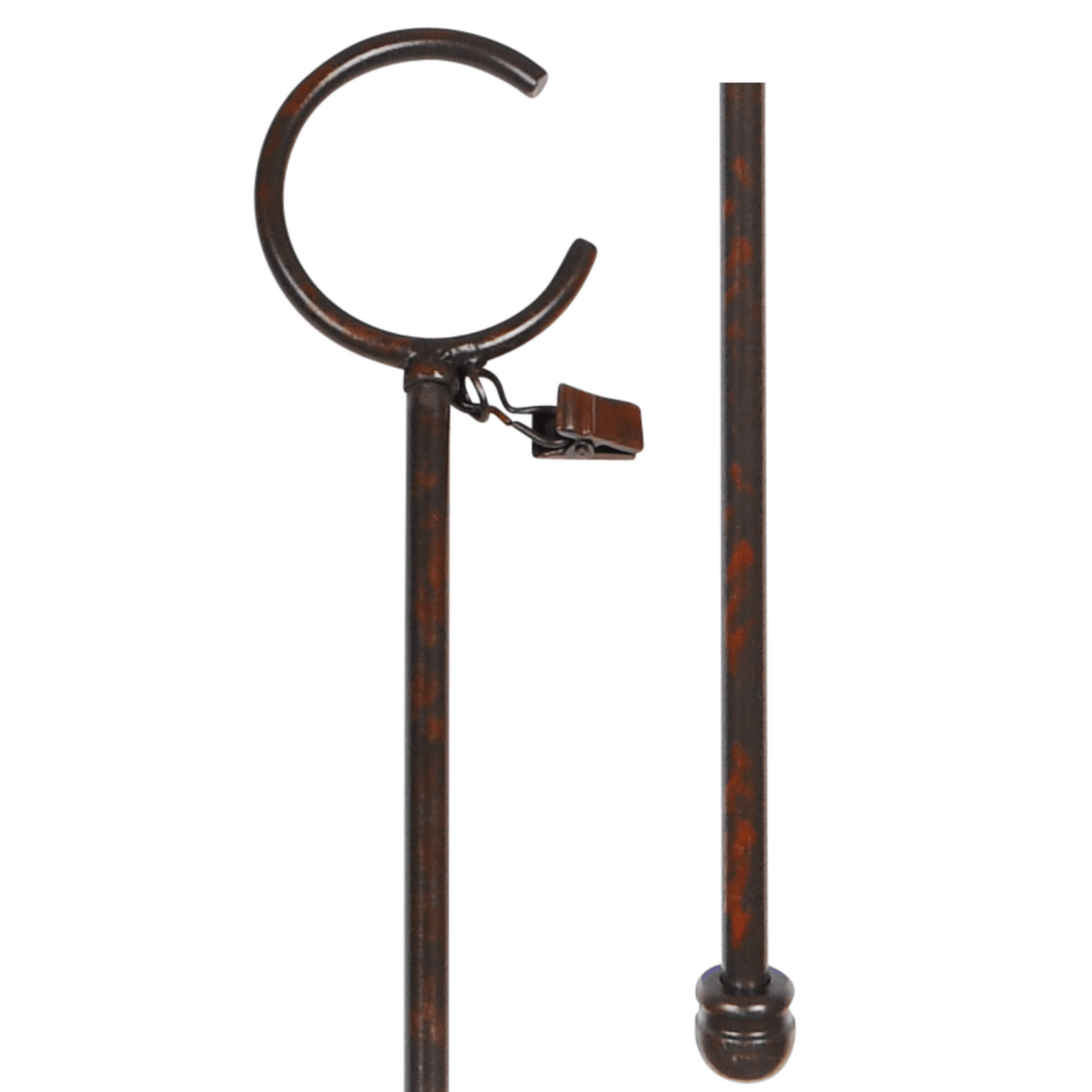 kirsch Wrought Iron Drapery Baton 56376777 rust