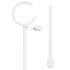 kirsch Wrought Iron Drapery Baton 56376803 chalk