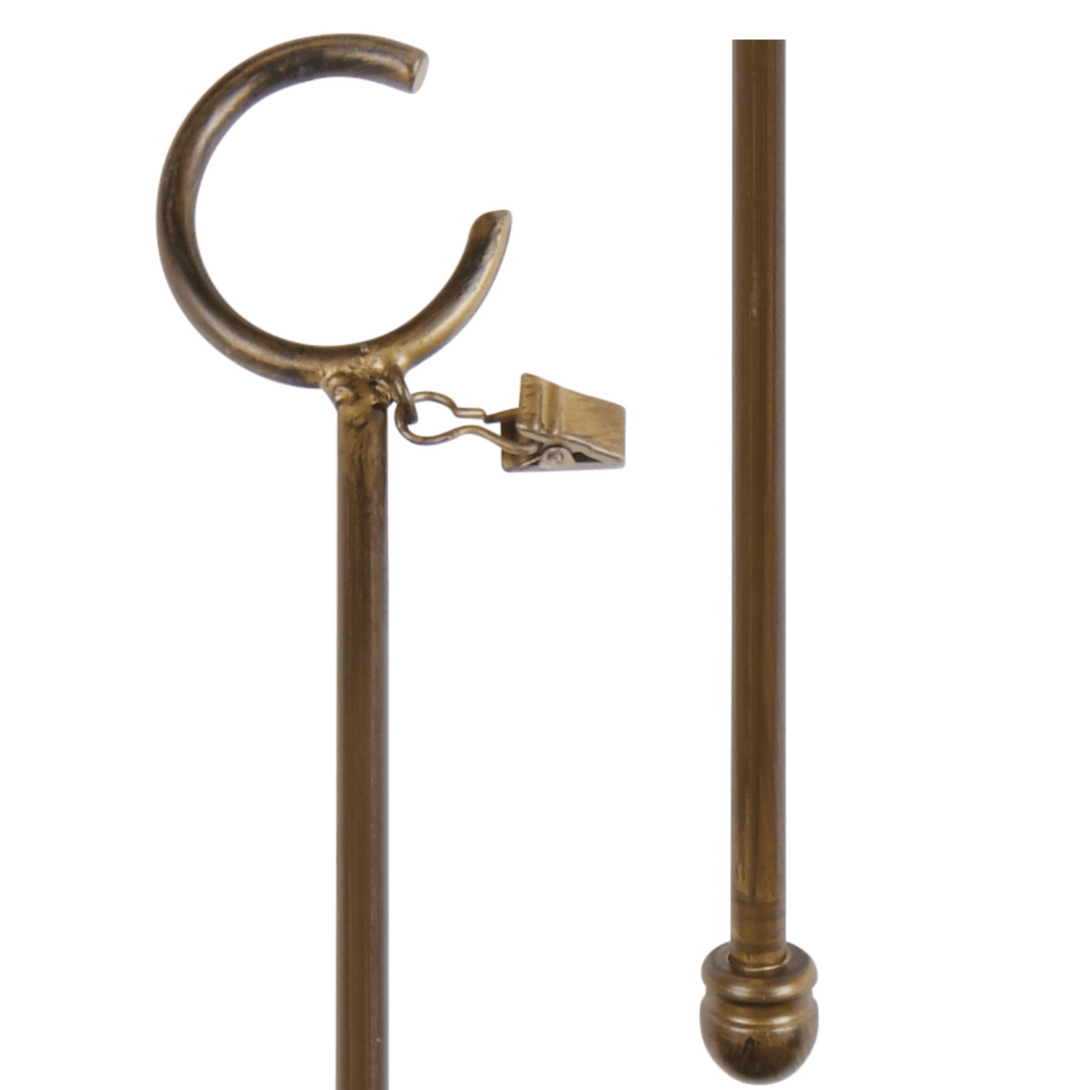 kirsch Wrought Iron Curtain Baton 56376805 heirloom copper