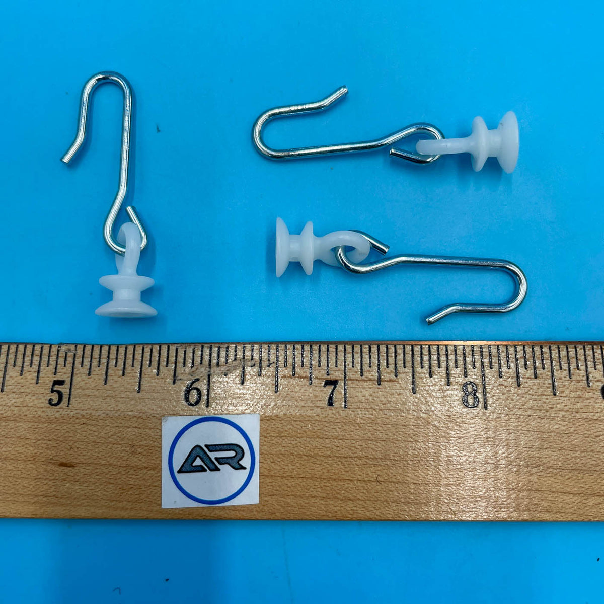 Kirsch Architrac Slides With Metal Hook - 10 Per Bag - 9685 - Kirsch Architrac - Series 94001, Kirsch Architrac Series 9046