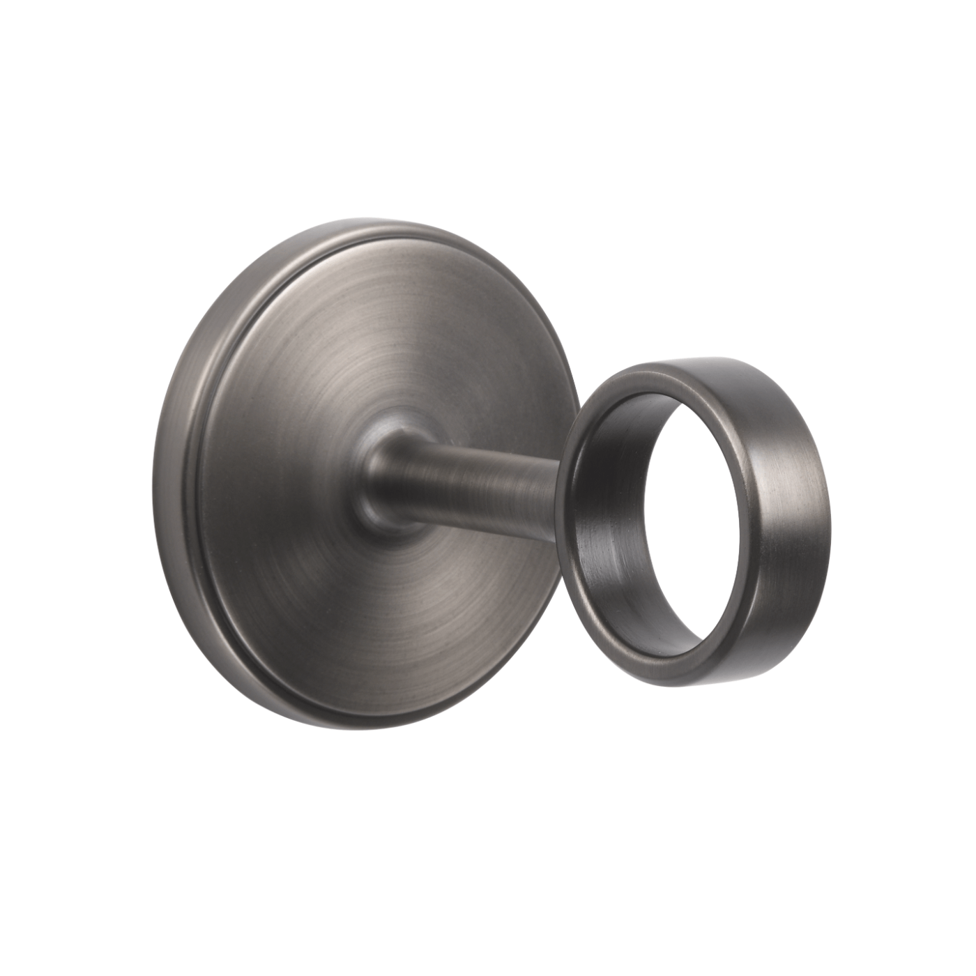 Kirsch Designer Metals 3 Inch Return O Bracket Antique silver