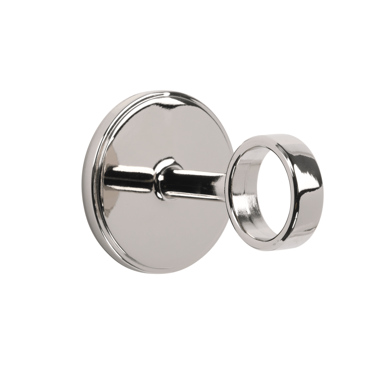 Kirsch Designer Metals 3 Inch Return O Bracket Polished Nickel