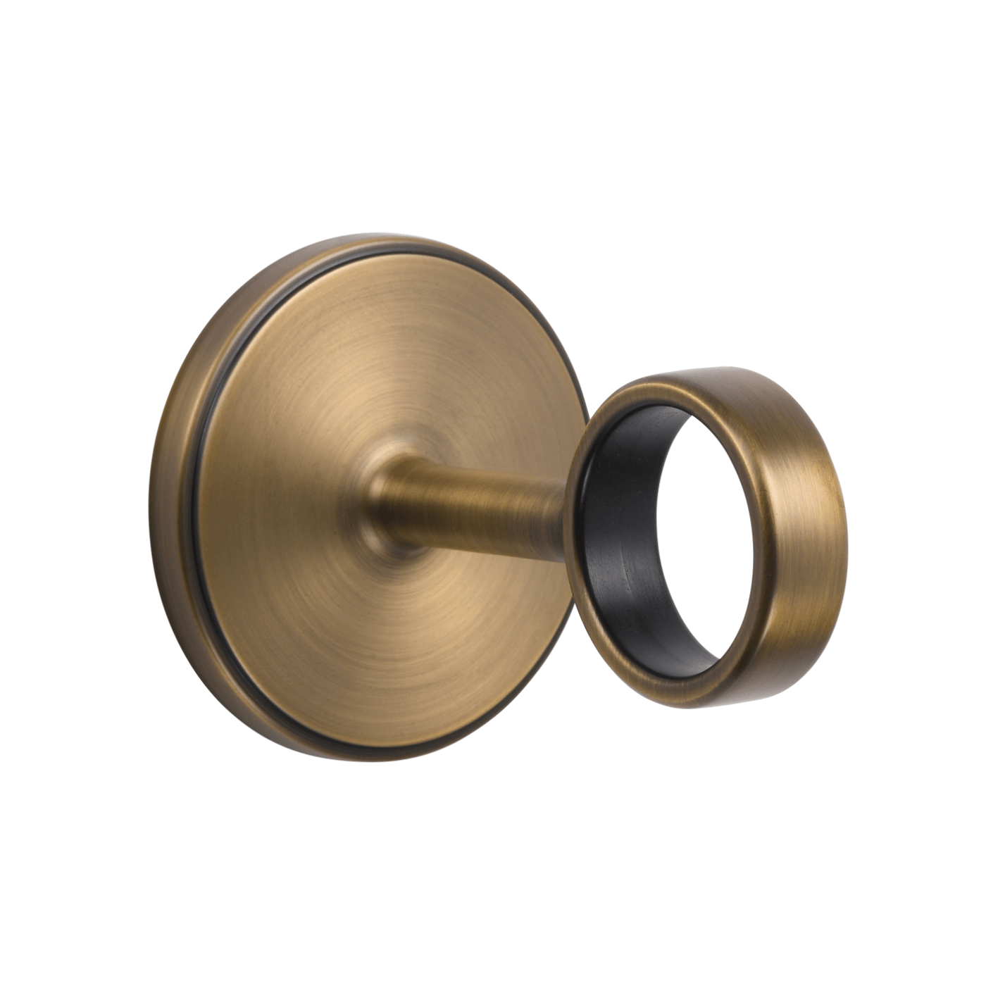 Kirsch Designer Metals 3 Inch Return O Bracket Elegant Brass