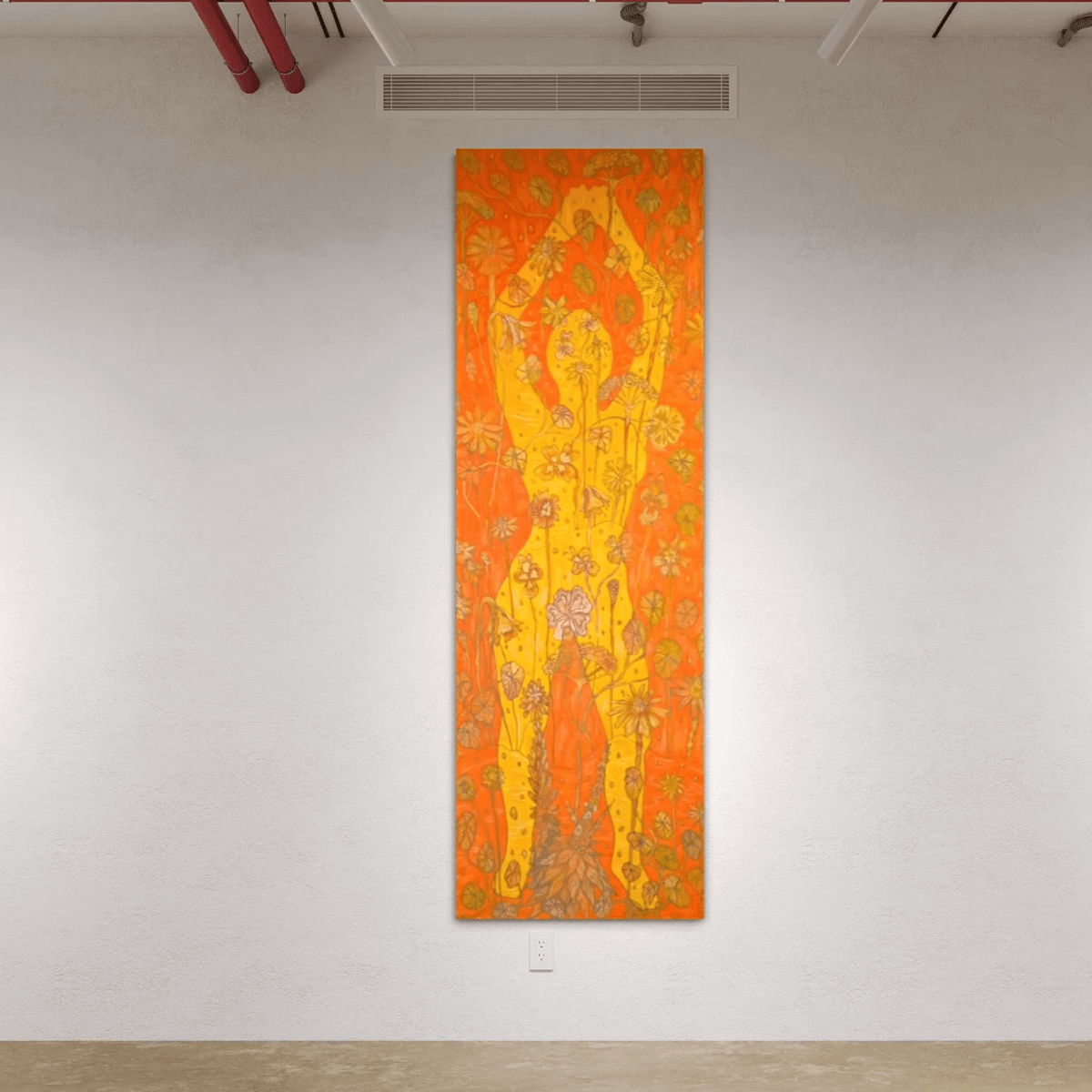 Self Love 4 by Laurie Shapiro Art 165" x 53"