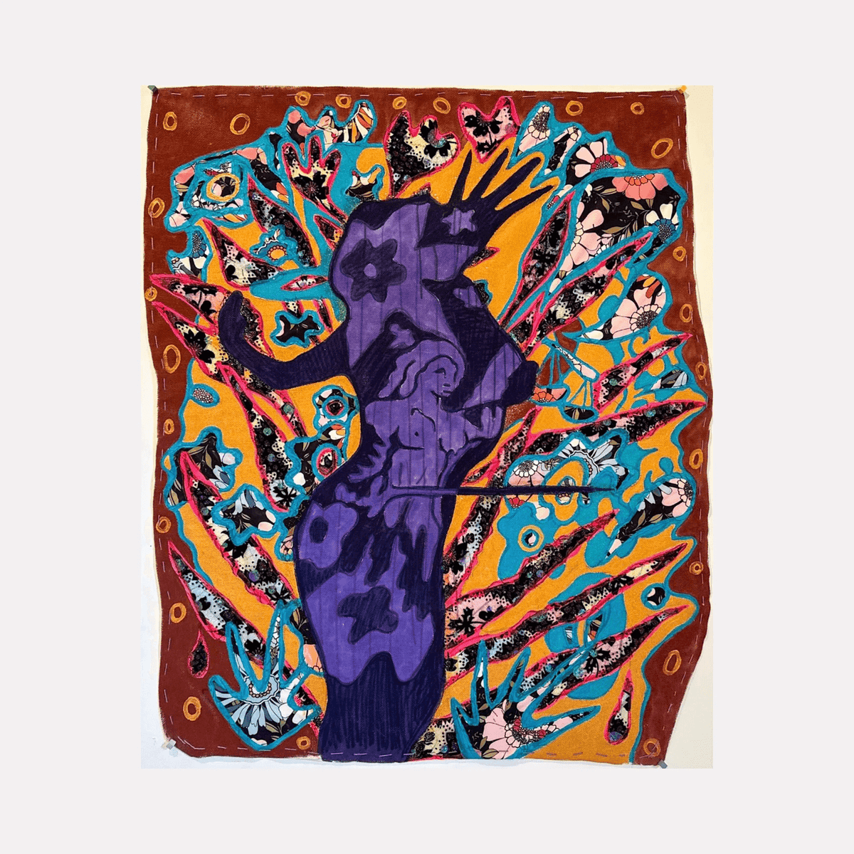 Warrior 2 by Laurie Shapiro Art 47" x 37"