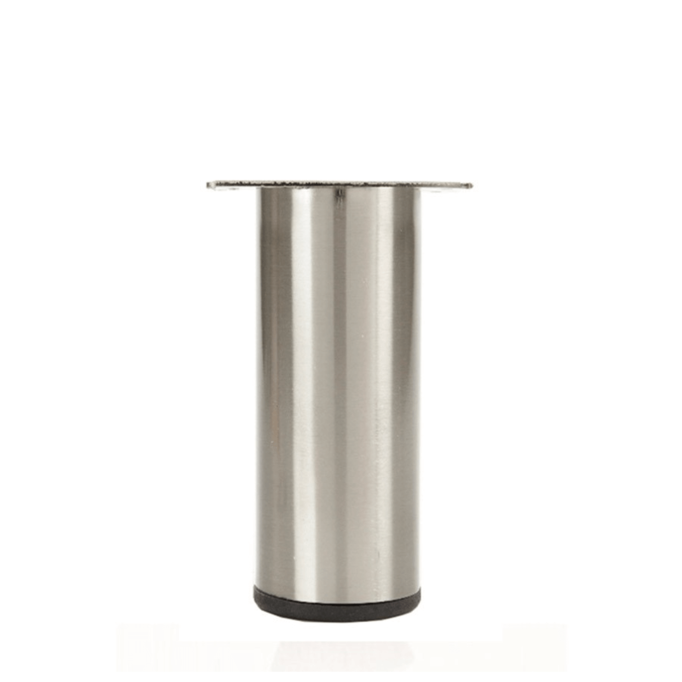 Metal Furniture Leg in Satin Nickel 5″ x 2″ Diameter LR5019B