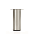 Metal Furniture Leg in Satin Nickel 5″ x 2″ Diameter LR5019B