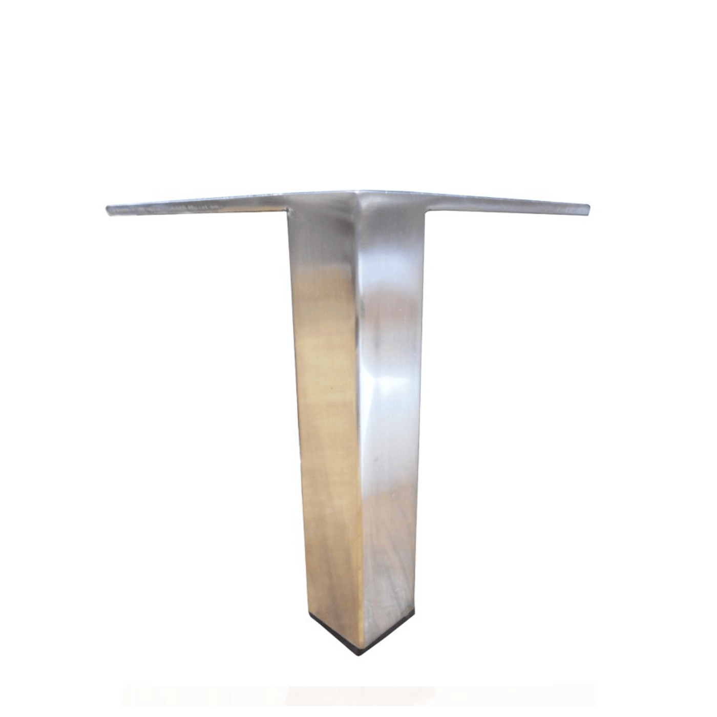 Metal Furniture Leg in Satin Nickel 5″ x (1″-1″) LR5129B