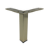 Metal Furniture Leg in Brushed Antique Brass 5″ x (1″-1″) LR5129F