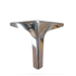 Metal Furniture Leg in Nickel 5.25″ x (5.25″-1″) LR5253A