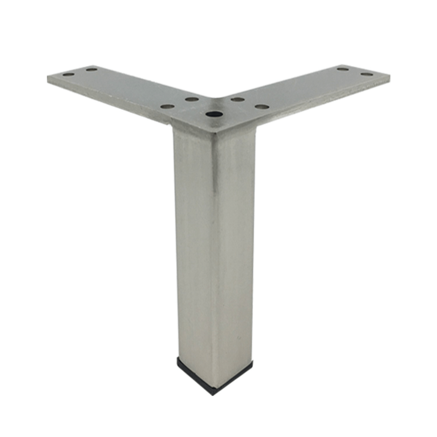 Metal Furniture Leg in Satin Nickel 6″ x (1″-1″) LR6129C