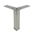 Metal Furniture Leg in Satin Nickel 6″ x (1″-1″) LR6129C