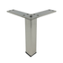 Metal Furniture Leg in Satin Nickel 6″ x (1″-1″) LR6129C