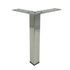 Metal Furniture Leg in Satin Nickel 7″ x (1″-1″) LR7129-C