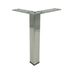 Metal Furniture Leg in Satin Nickel 7″ x (1″-1″) LR7129-C