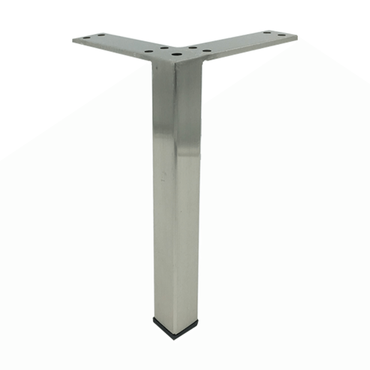 Metal Furniture Leg in Satin Nickel 8″ x (1″ - 1″) LR8129C