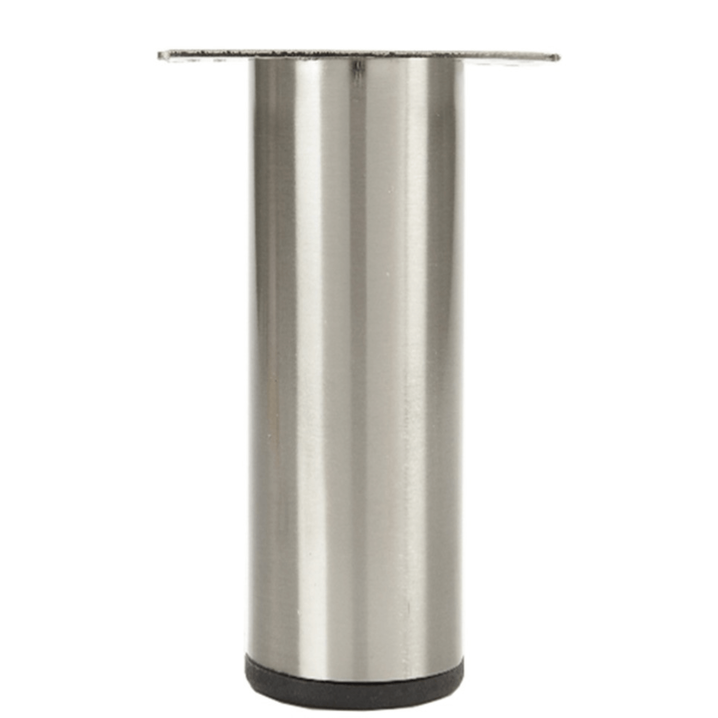 Metal Furniture Leg in Satin Nickel 6″ Height x 2" Diameter LRT5060C