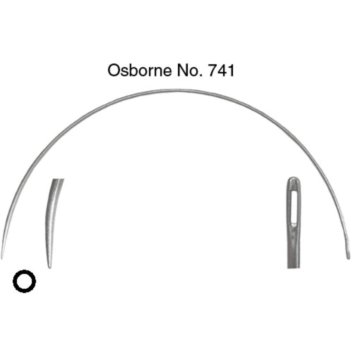 C.S. Osborne Curved Lampshade Round Point Needles