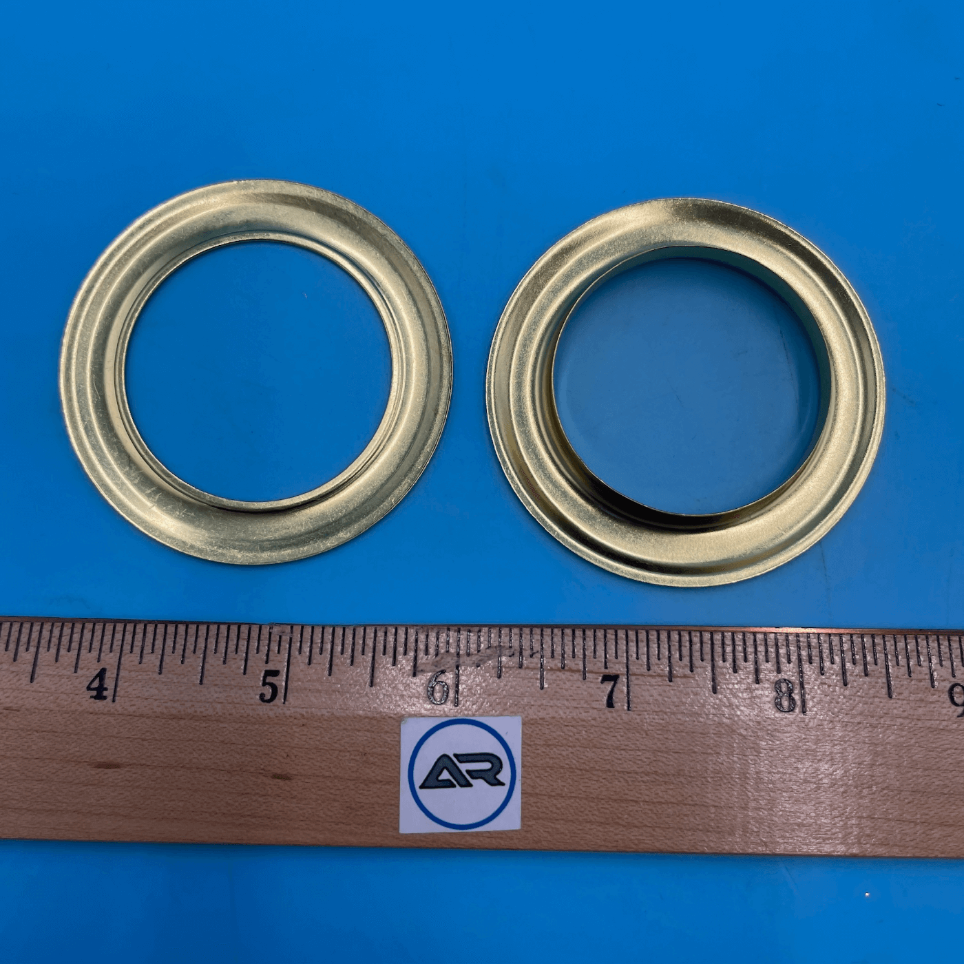 #12 1-9/16" Large Grommet and Plain Washer brass