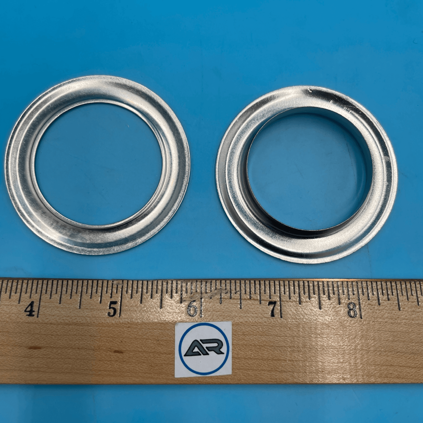 #12 1-9/16" Large Grommet and Plain Washer Nickel