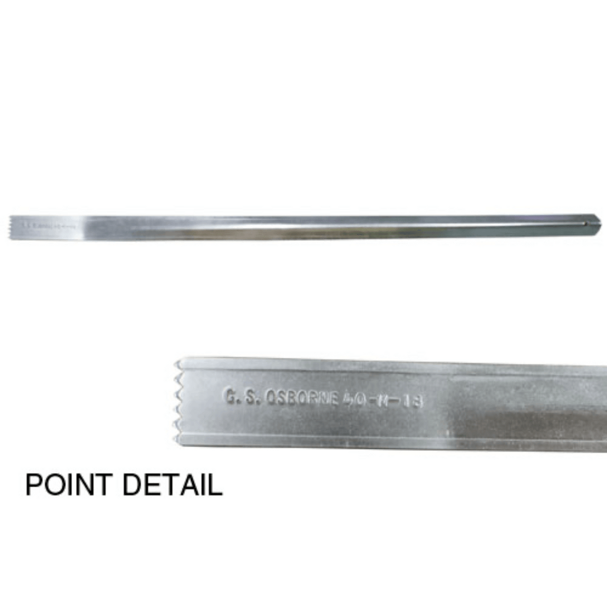 C.S. Osborne Mount Pressed Steel 18" Stuffing Iron