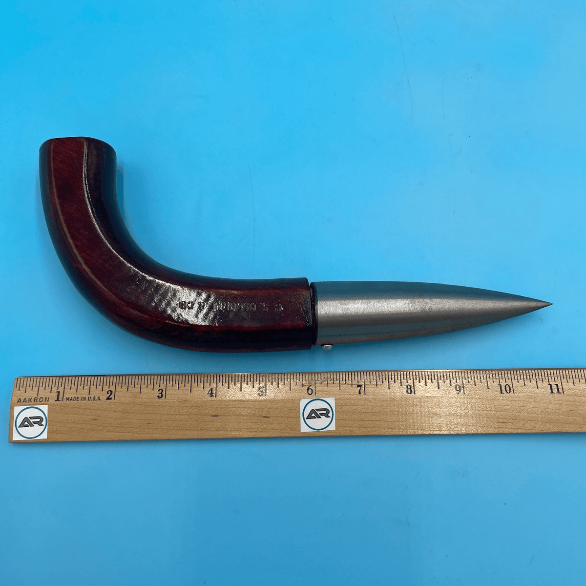 C.S. Osborne Wood Handle Dibble - 5" Iron Point