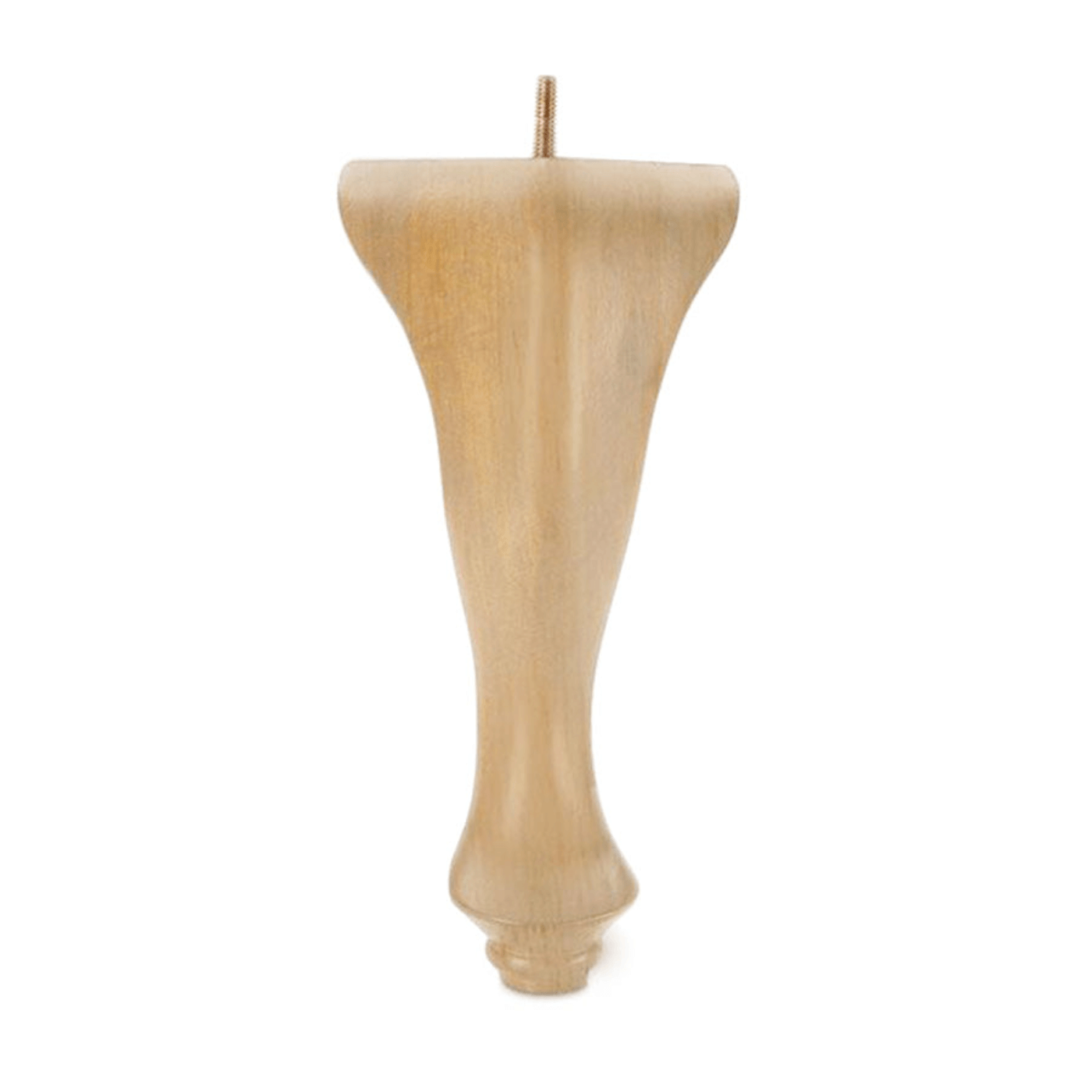 Queen Anne 10.25" x (3.625"-1") -BH - Decorative Furniture Wooden Legs