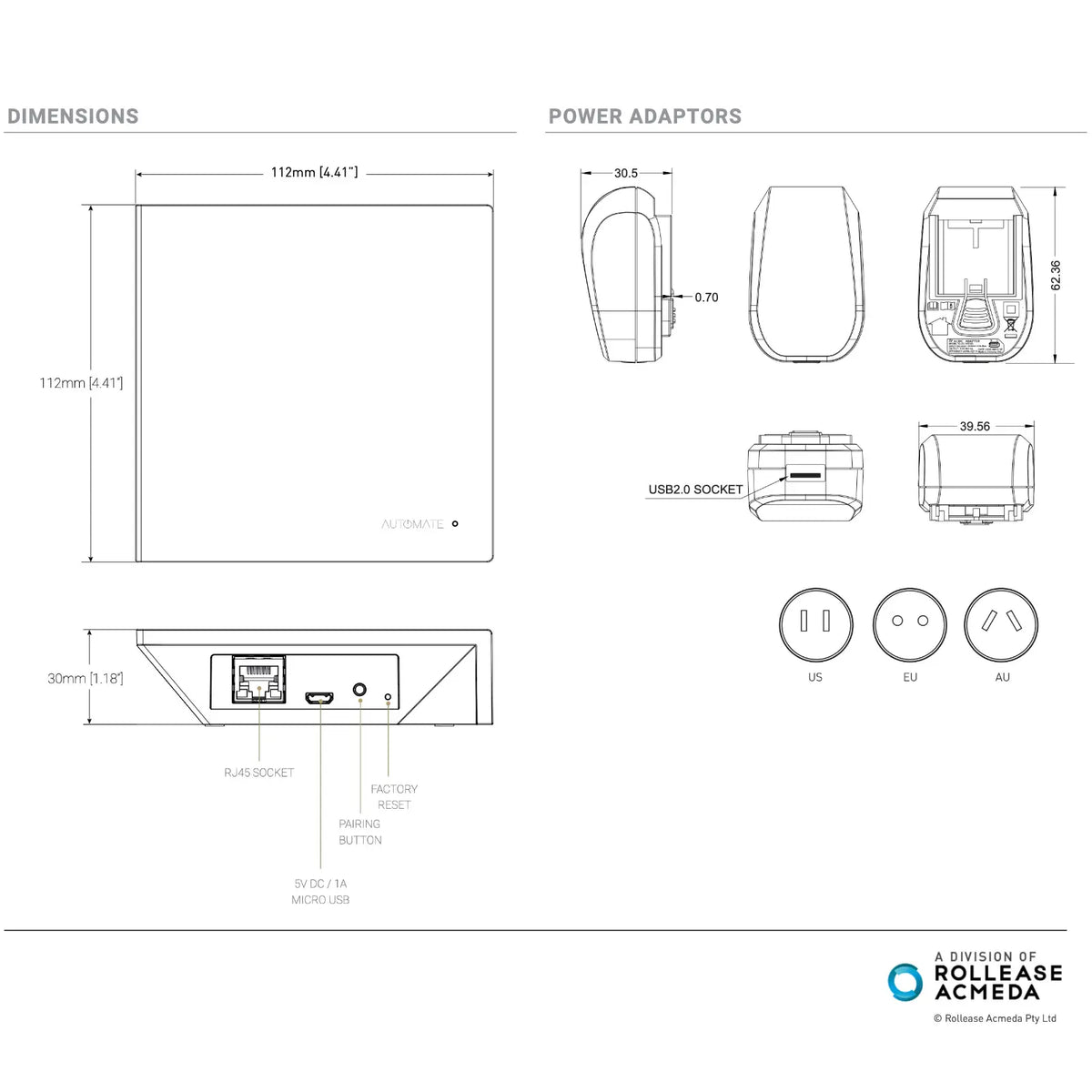 Rollease AUTOMATE™ PULSE 2 Hub