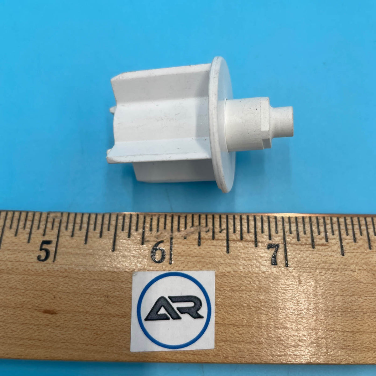 Rollease Skyline Spring Loaded Pin-End 1-1/8" white and black alan richard textiles