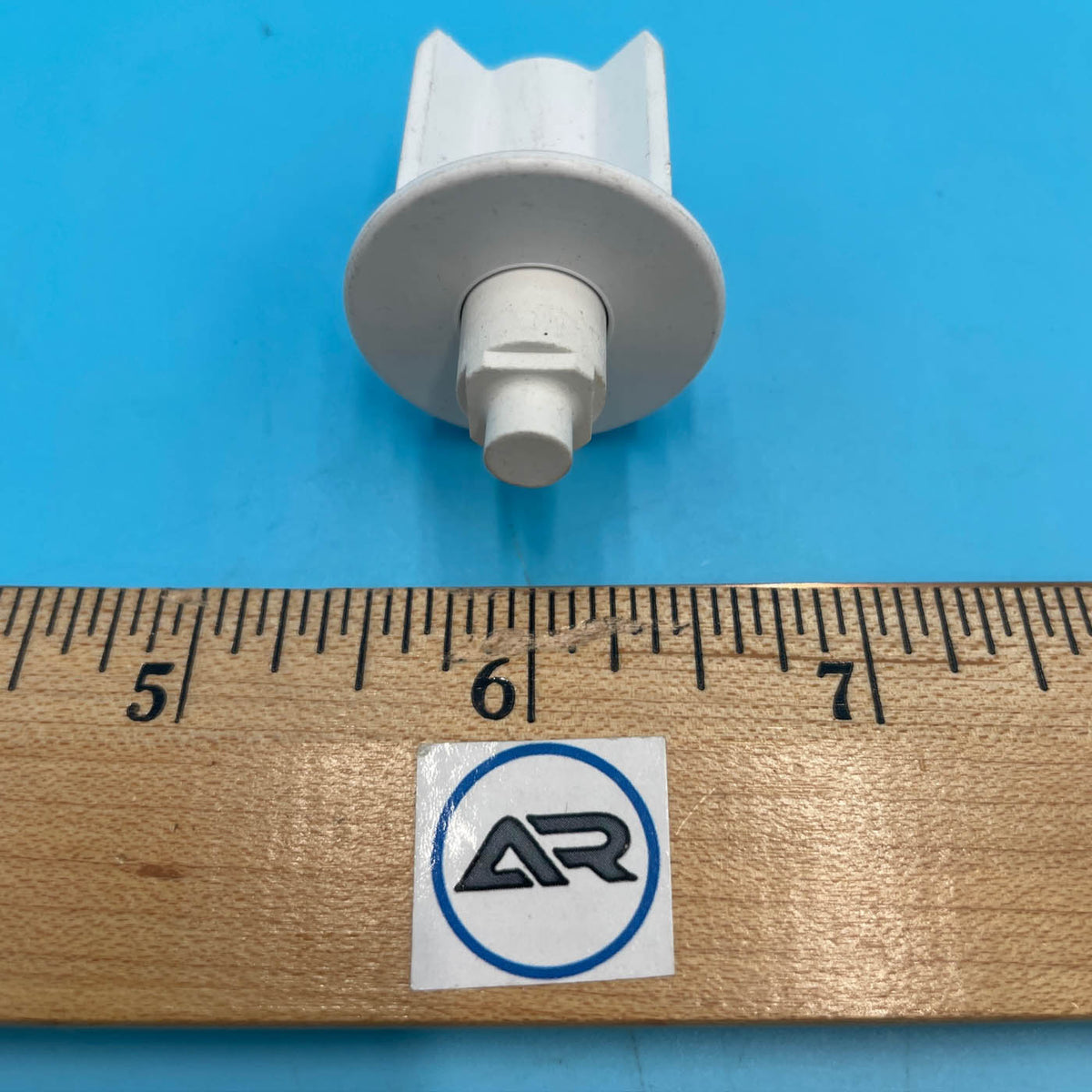 Rollease Skyline Spring Loaded Pin-End 1-1/8" white and black alan richard textiles