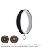 AriA® 1-3/8" Metal Rings with eyelet matte black