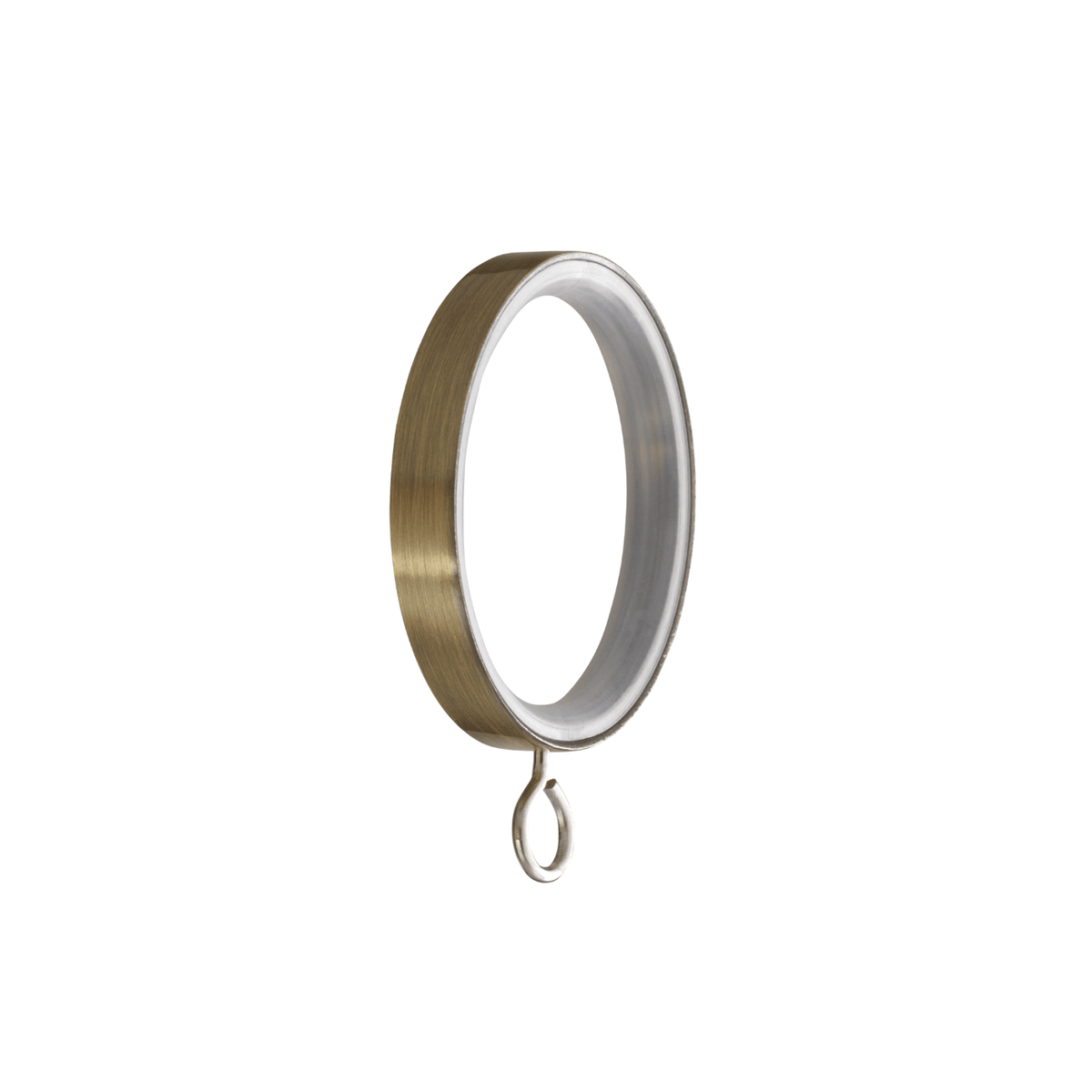 AriA® 1-1/8" Metal Rings with eyelet antique brass 