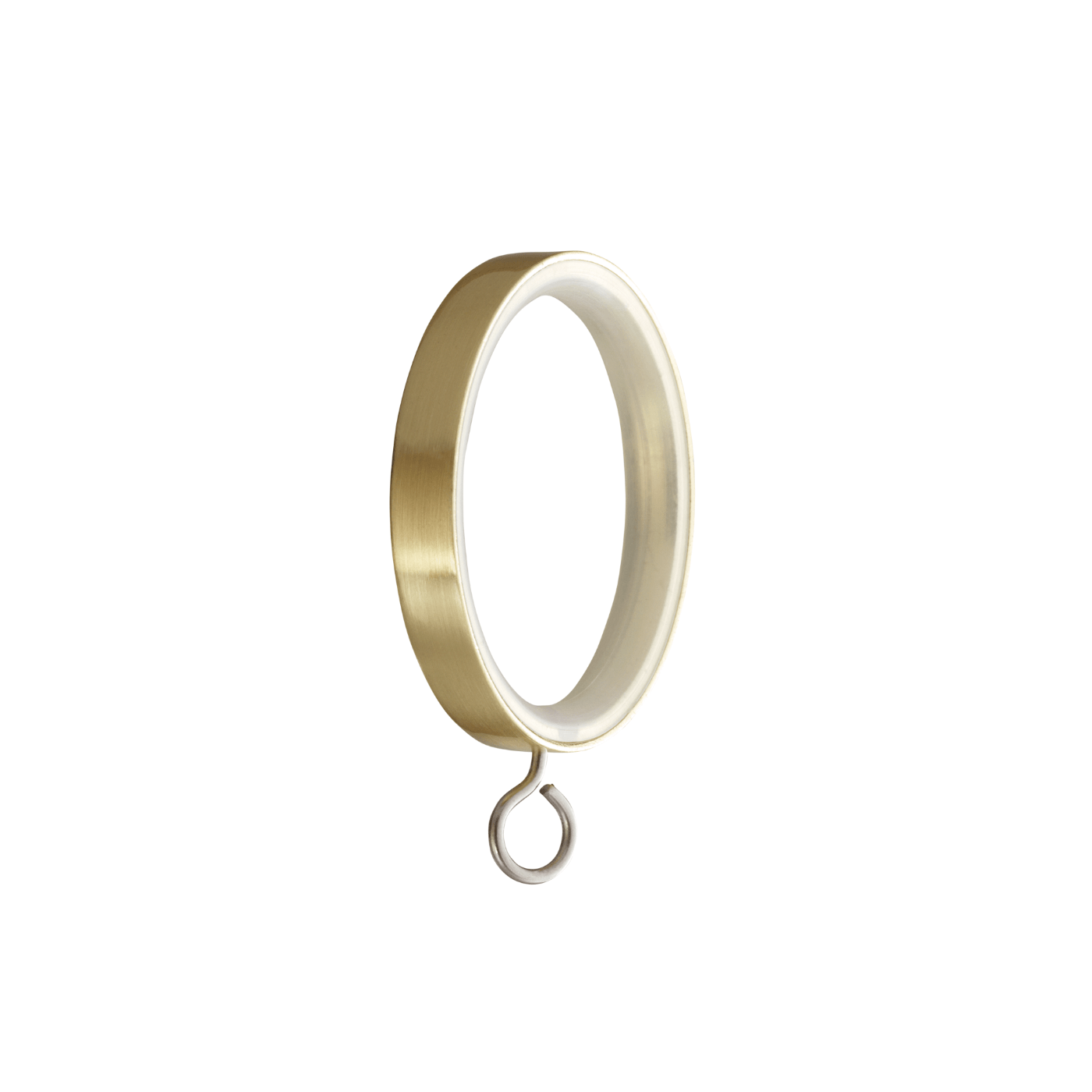 AriA® 1-1/8" Metal Rings with eyelet brushed brass