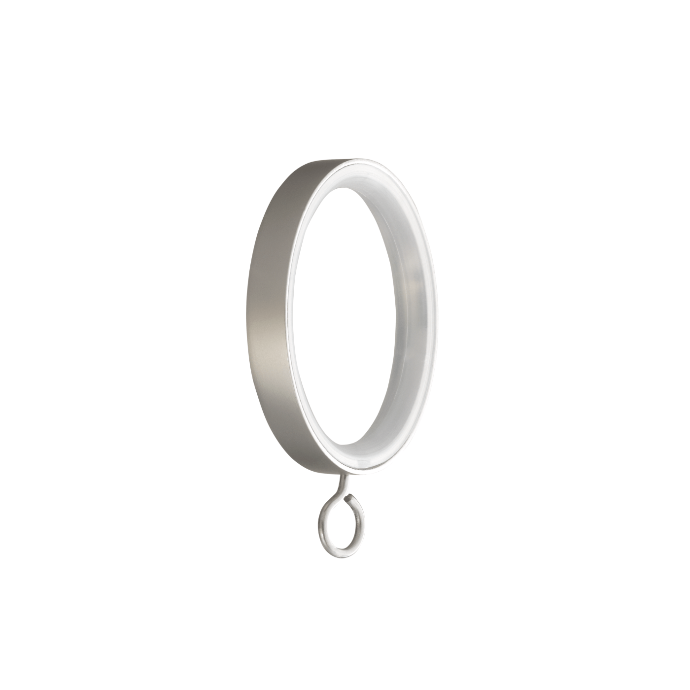 AriA® 1-1/8" Metal Rings with eyelet satin nickel