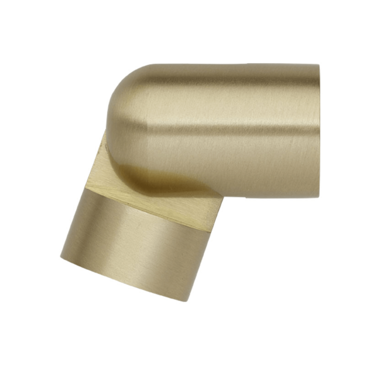 Select Drapery Hardware Hinged Elbow Satin Brass