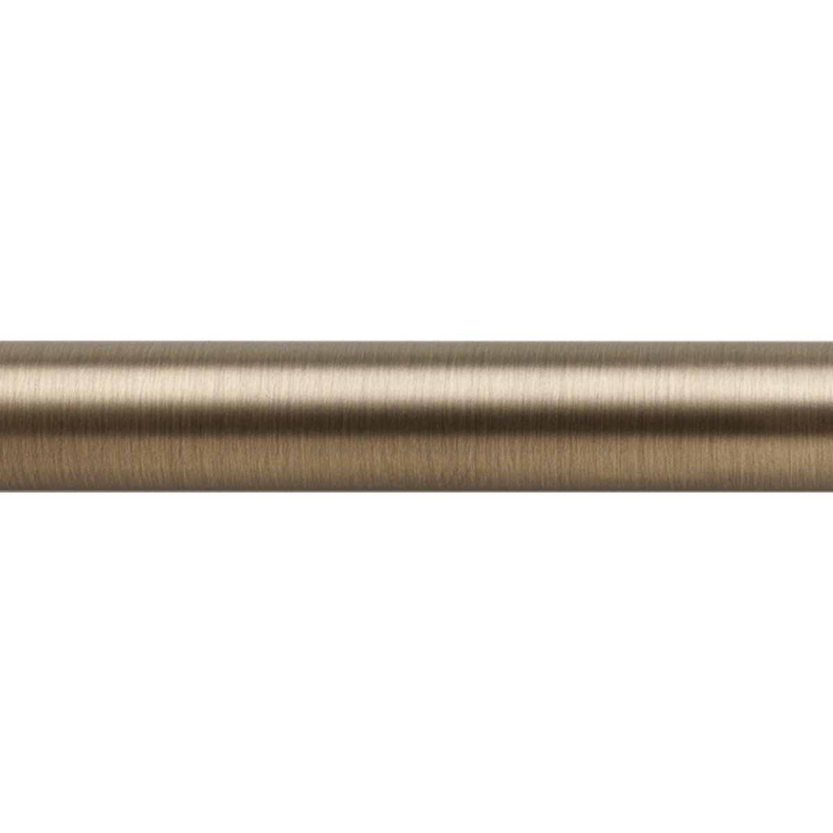 Select Iron Works Drapery Rod Pole Brushed Brass