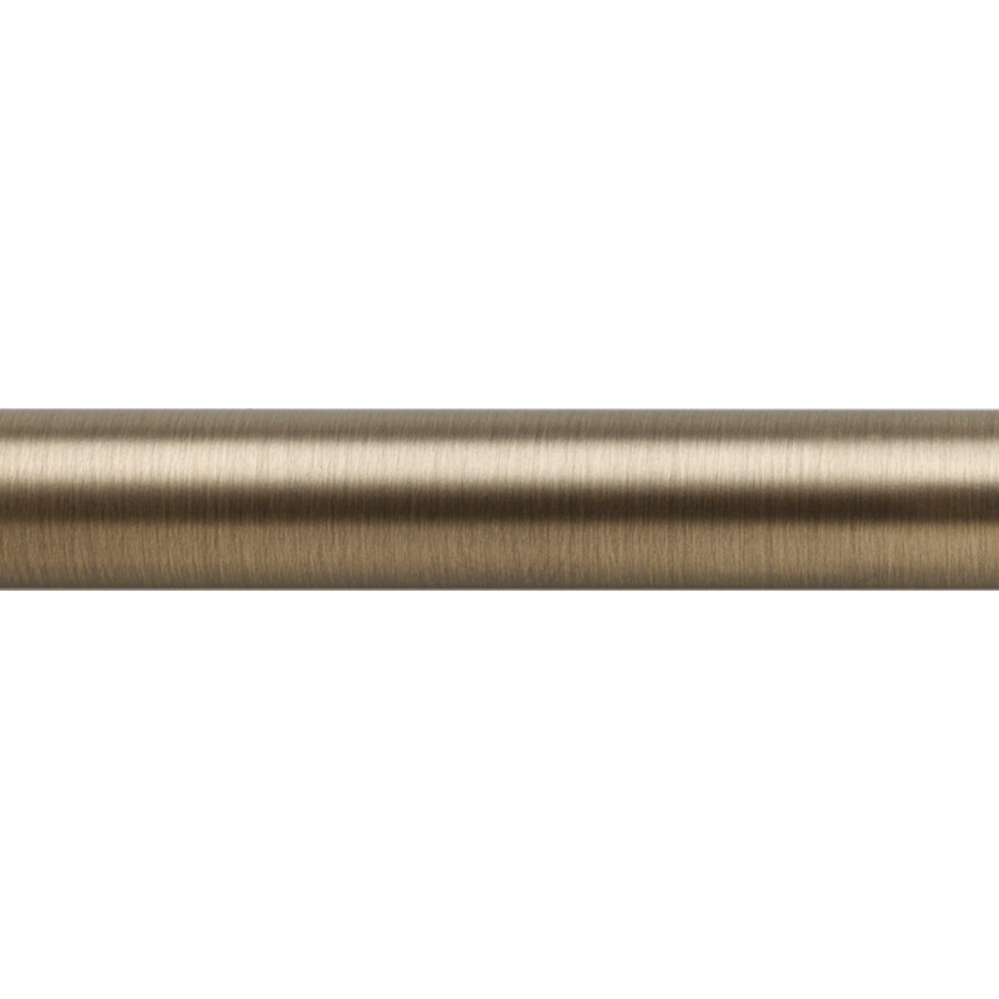 Select Drapery Hardware Metal Curtain Rod Brushed Brass 27