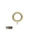 Select Drapery Hardware Round Ring With Liner Satin Brass