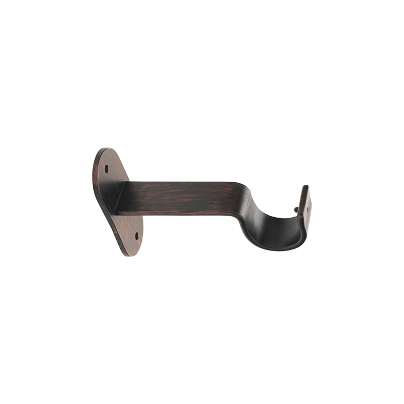 Select Drapery Hardware Wall Bracket Iron Works Black Copper